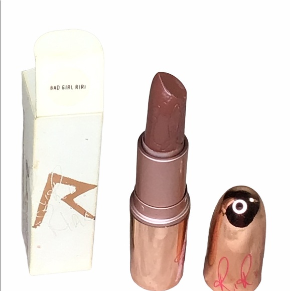 MAC Bad Girl RiRi Lipstick Review & Swatches Mac Bad Girl Riri, Riri  Loves Mac Collection,LE